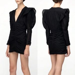 NEW NWT Isabel Marant Getya Dress In Black